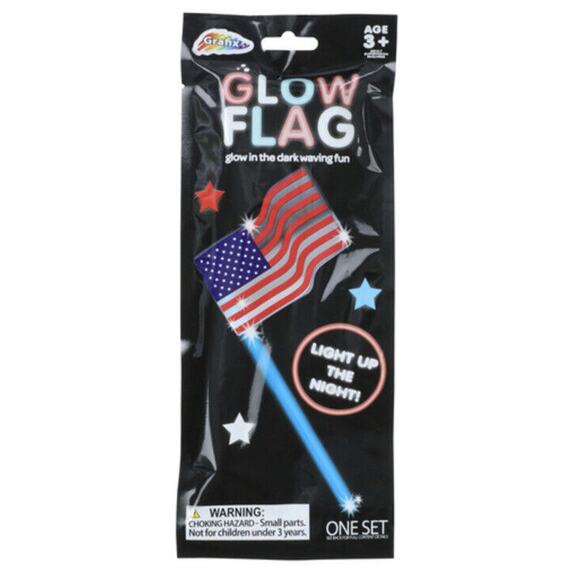 🔥Glow Stick 4th of July American USA Flag Party Favors 2-Pack (Blue) BNIP🔥 - Picture 1 of 4